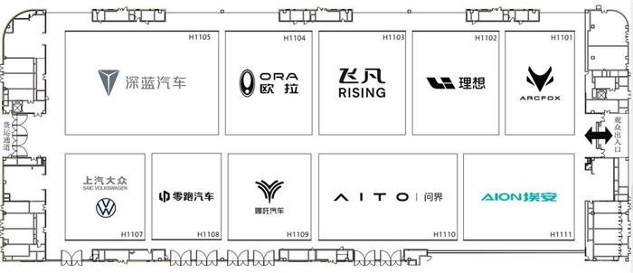 2023年成都车展展位图公布 展出车辆近1600辆