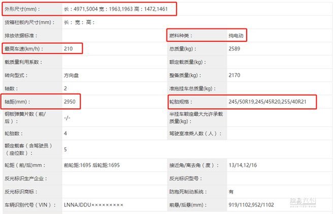 华为首款纯电轿跑实车首曝 两种动力/三种配置